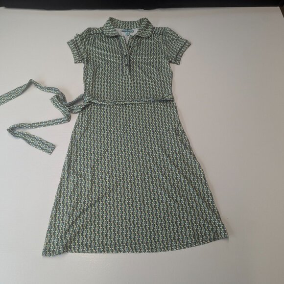 Louie Lucie Size Small Dress in Greens, Blue, and Cream - Picture 10 of 14